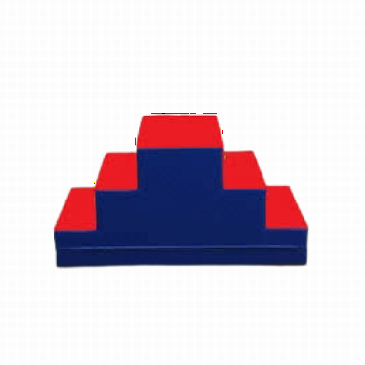 Soft play double step foam climbing block used for balance, stepping, and movement activities in a sensory play environment